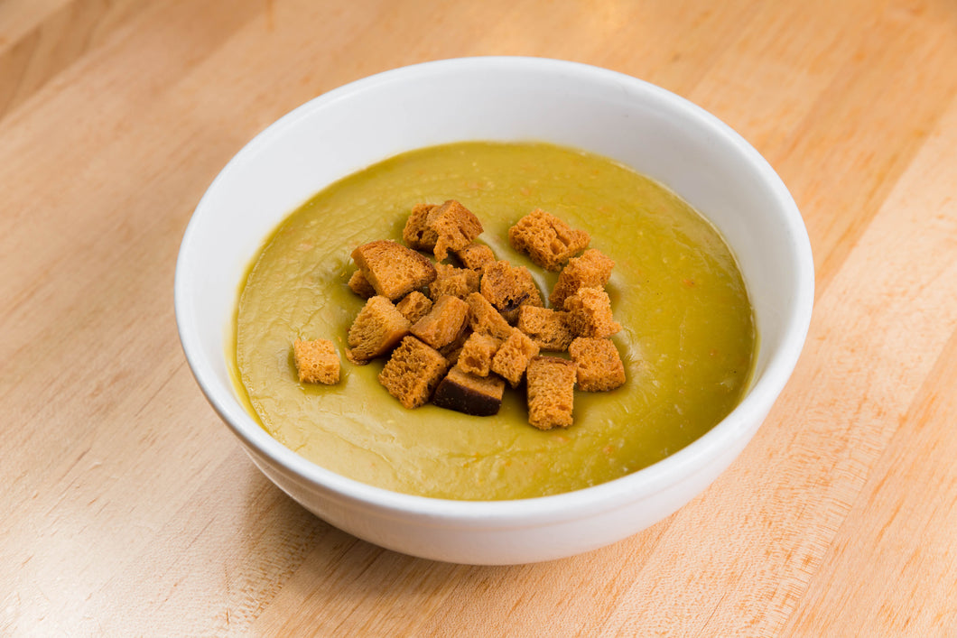 Split Pea Soup (Extra Thick) with Homemade Croutons (1 Quart)